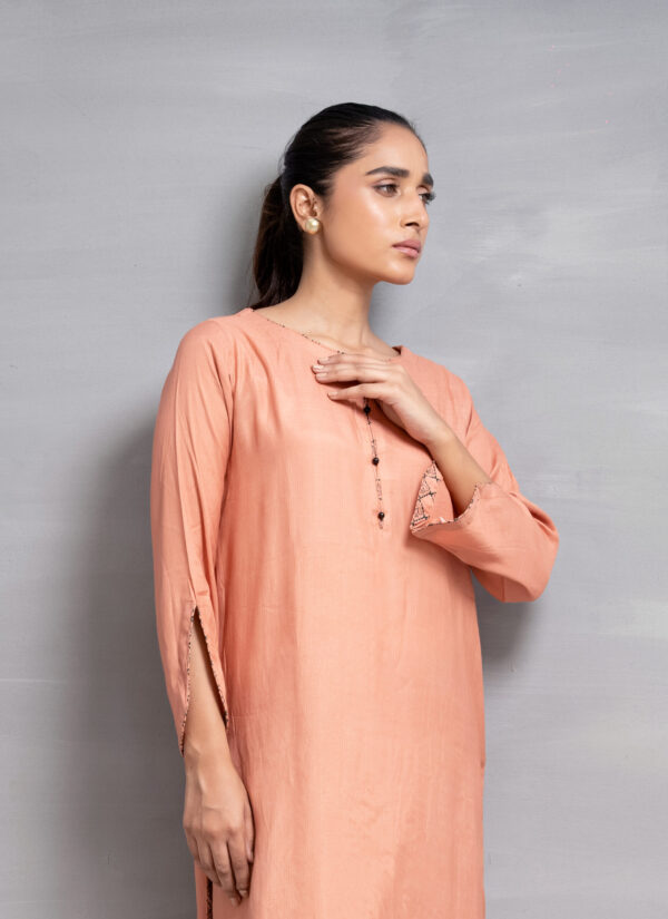 Raw Silk Pret 2 Piece SRP-0B5 - Image 2