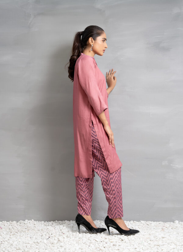 Raw Silk Pret 2 Piece SRP-0B4 - Image 6