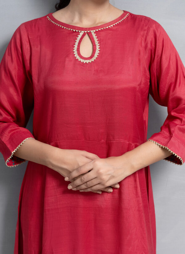 Raw Silk Pret 2 Piece SRP-0B3 - Image 2