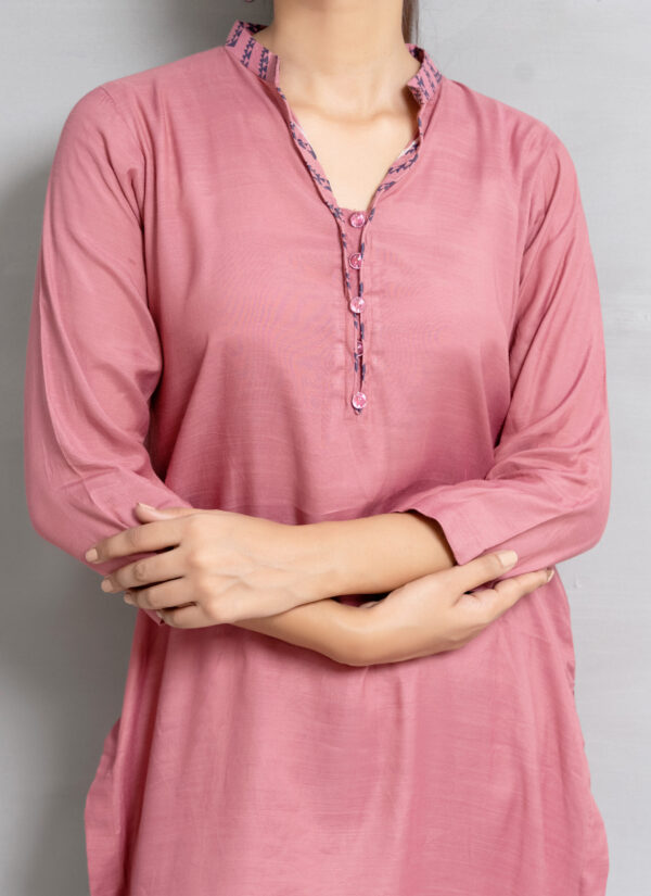 Raw Silk Pret 2 Piece SRP-0B4 - Image 5